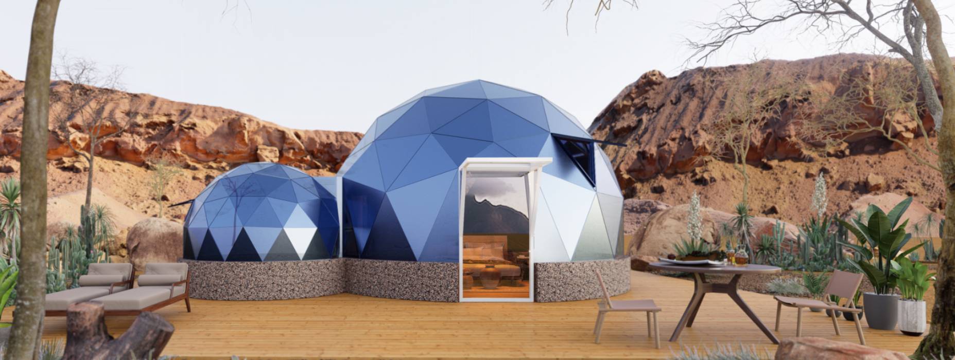 石城县球形智能光伏玻璃星空房